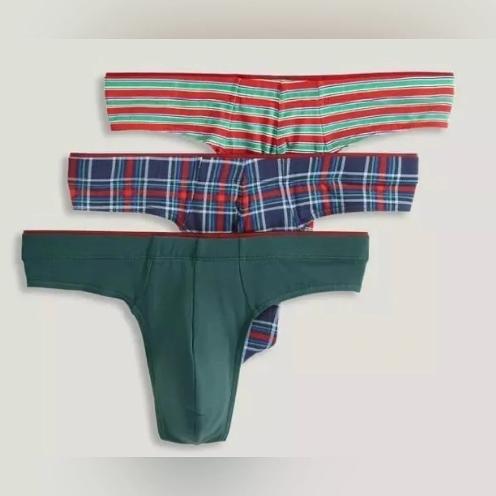 NWT Jockey Casual Cotton Stretch Thong - 3 Pack